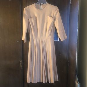 Vintage Tan Midi Dress